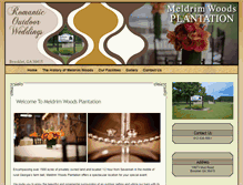 Tablet Screenshot of meldrimwoodsplantation.com